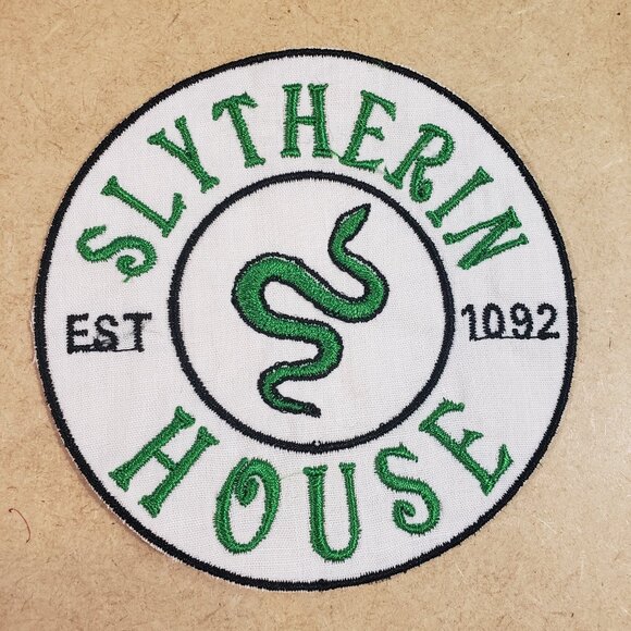 Slytherin House Iron-On Patch (2/$12 or 5/$22) - Picture 1 of 2